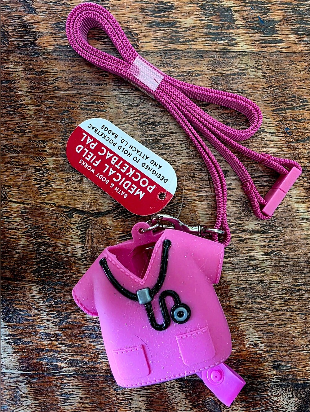 Bath & Body Works Medical Field Scrub PocketBac Pal hand sanitizer holder